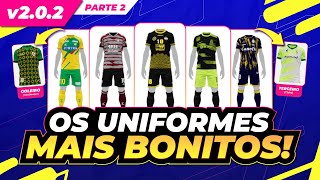 TOPZÊRA OS MAIS BONITOS COM 3º UNIFORME E UNIFORME DOS GOLEIROS EFOOTBALL 2023 v202 PARTE 22👕 [upl. by Ahseiyt]