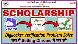 Scholarship Digilocker Verification Problem Solve  Scholarship Digilocker Verify Kaise Kare [upl. by Neivad]