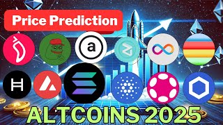 ALTCOINS PRICE PREDICTION 2025 altcoins priceprediction [upl. by Maclaine]