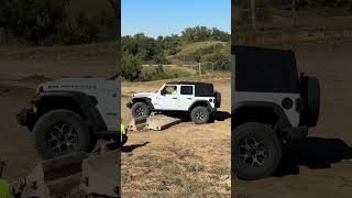 Jeep Gets Turtled on Jersey Barriers [upl. by Kevin]