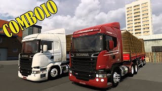 AO VIVO  COMBOIO TESTANDO A ATUALIZAÇAO DO MAPA EAAeurotrucksimulator2 [upl. by Pelpel]