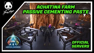 Achatina Snail Farm  Passive Achatina Paste And Organic Polymer  ARK Survival Ascended [upl. by Attelrak716]