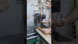 Frezai prispaudejo gamybaforyou welding working woodprocessing woodenmachine [upl. by Latt]