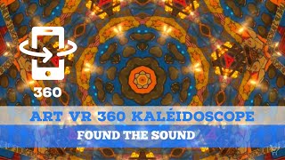 Mandala 5  kaleidoscope music  ART VR 360Â° 4K Inside a kaleidoscope ä¸‡è¯é¡ [upl. by Acirrej502]