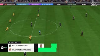 FC 24  Sutton United vs Tranmere Rovers  EFL League Two  Gameplay PS5 [upl. by Roanna]