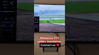 Mitelecom PTZ camera installation [upl. by Olivette908]