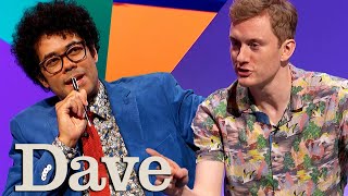 Why James Acaster Stole Richard Ayoades Bike  Question Team  Dave [upl. by Emyle]