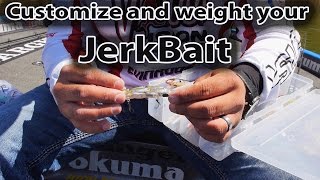 How to weight and customize your lure for Bass Fishing  Secret Pro Tip [upl. by Savart]