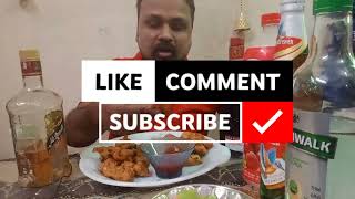 होली स्पेशल Mukbank eating challenge Paneer Pakoda eating gobi Pakoda eating American Pride wishky [upl. by Martynne513]