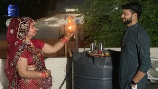 Ho gyi meri karwachauth pooja karwachauth special pooja newvlog [upl. by Odlabu]