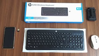 Best Wireless Keyboard Under 800 Hp K260 [upl. by Karim]