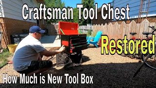 Old Tool Box Restored Budgetfriendly Storage Solution  Diy [upl. by Lenahs]