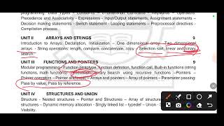 CS3251  Programming in C  Important Questions  Anna University [upl. by Gervais85]