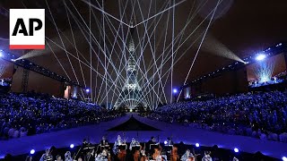 WATCH Best photos from the Paris Olympics opening ceremony [upl. by Eednahs]