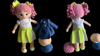 Papusa croșetată Perla 1 tutorial pas cu pas mmihacrochet amigurumi crochet [upl. by Ariajay]