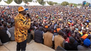 LIVE Raila Odinga launching ODMs massive Recruitment drive in Siaya [upl. by Eliades]