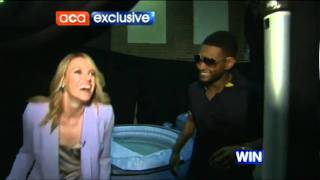 18 march 2011 Usher  Behind the Scenes in burswood in Perth [upl. by Akiraa518]