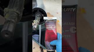 Changing your lower unit lube boating boatmaintenance oilchange mercuryproteam [upl. by Davie]