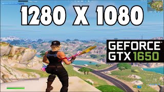 Streched Resolution 1280x1080 Fortnite Chapter 5 l GTX 1650 l Performance Mode l 1080p [upl. by Compton]