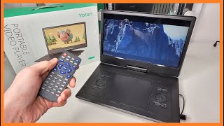 YOTON YD155 169quot Portable DVD Player Review  Still Relevant [upl. by Iccir]