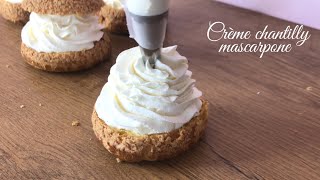 Crème chantilly mascarpone [upl. by Horwitz]