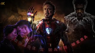 ‘ MARVEL ’ ARCADE X MANN MERA 4K 60FPS SAD EDIT 😢❤️‍🔥 marvel mcu arcade mannmera edit viral [upl. by Arluene767]