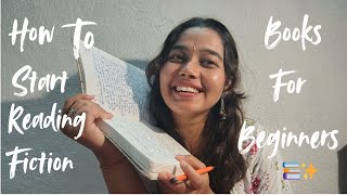 How to start reading FICTION  Books for Beginners 📚✨ [upl. by Jarin]