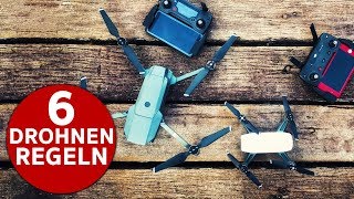 Drohnen  Die 6 Wichtigsten Regeln Erklärt ⚠️ [upl. by Elleinahc]