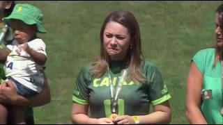 Emocionante le entregaron las medallas a los familiares de las victimas de Chapecoense [upl. by Larue]