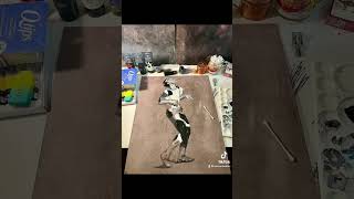 Nijinsky Study pt3 art painting ballet dance [upl. by Derreg]