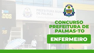 Concurso Palmas  Saiu o Edital  Enfermeiro [upl. by Clive]