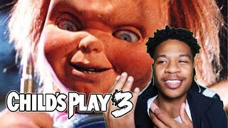 CHUCKY HAS A TOOL  First Time Watching CHILDS PLAY 3 1991 Movie Reaction [upl. by Volding]