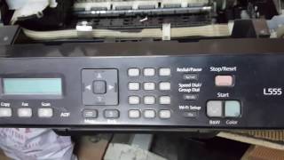 Epson l555 all in one printer paper jam problem fix part 3 [upl. by Juliane]