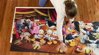 Clementoni Disney Orchestra 13200 Piece Puzzle Completion [upl. by Grubb441]