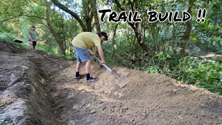 Building an MTB trail in the woods [upl. by Artemla]