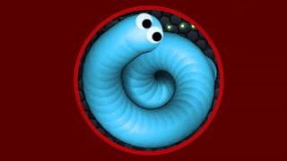 The Biggest Snake in Slitherio Almost 100 MAP WIN [upl. by Amsirp624]