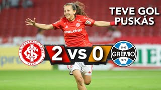 Internacional 2 x 0 Grêmio  Gols  Final do Gauchão feminino [upl. by Dnallor954]