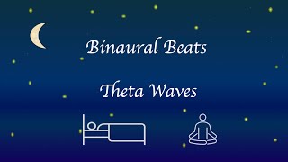 Binaural Beats Theta Waves  Peaceful Music for Sleep amp Meditation [upl. by Aynotal]