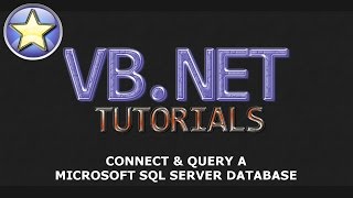 VBNET Tutorial  Connect amp Query a Microsoft SQL Server Database  Part 1 [upl. by Snashall754]