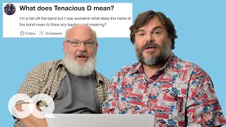 Tenacious D Replies to Fans on the Internet  Actually Me  GQ [upl. by Lanna]