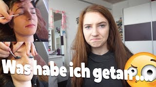 Ich gehe auf Deutschland Tour  Wimpernlifting VLOG 2  ItsLara [upl. by Nazar317]