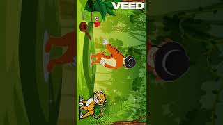 Cheerful Bunny  Hunting Tigers  Kids songs  Short Land [upl. by Innek]