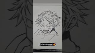 Sketch of Natsu Dragneel 🔥 drawing trending shorts [upl. by Perloff313]