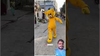 Teddy Fight With Kid funnycomedy teddy funny teddybear shortsvideo shortsfeed trending short [upl. by Tierza]