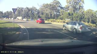 Dash cam captures incredible near miss accident [upl. by Ayit]