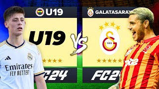 DÜNYANIN EN İYİ U19 TAKIMI vs GALATASARAY  FC 24 ALLSTAR KAPIŞMASI  KARİYER MODU [upl. by Kenji551]