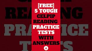 FREE 5 Hard CELPIP Reading Practice Tests With Answers Can You Score a 10 [upl. by Spindell]