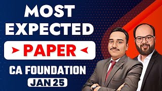 Most Expected Paper CA Foundation June 24  How to Prepare CA Foundation in Last 20 Days  ICAI [upl. by Aciraj609]