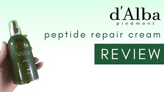 d’Alba Piedmont Peptide No Sebum Repair Cream Review [upl. by Fabria]