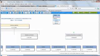 CACOO  Créer un organigramme [upl. by Inilahs]